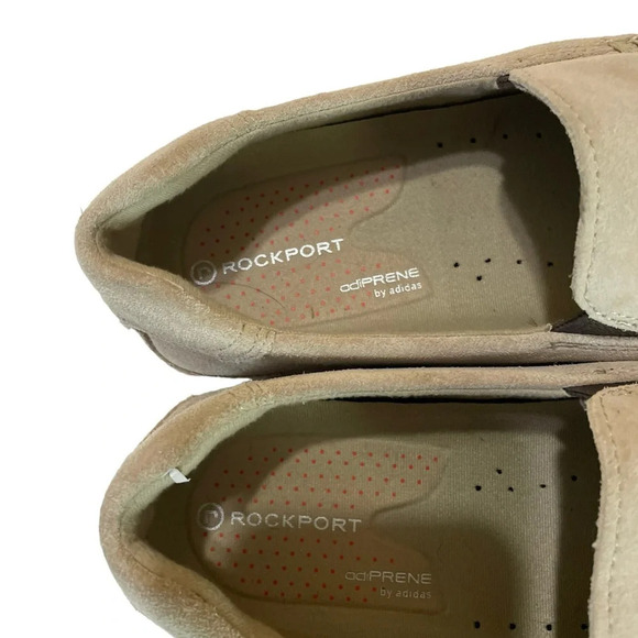 Rockport Adiprene By Adidas Beige Suede Boat Loafers US 9.5. - Picture 10 of 16